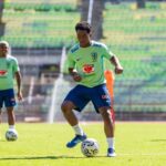 Treino do Brasil na Venezuela