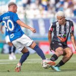 Lance do jogo Cruzeiro x Athletic Club no Campeonato Mineiro 2024