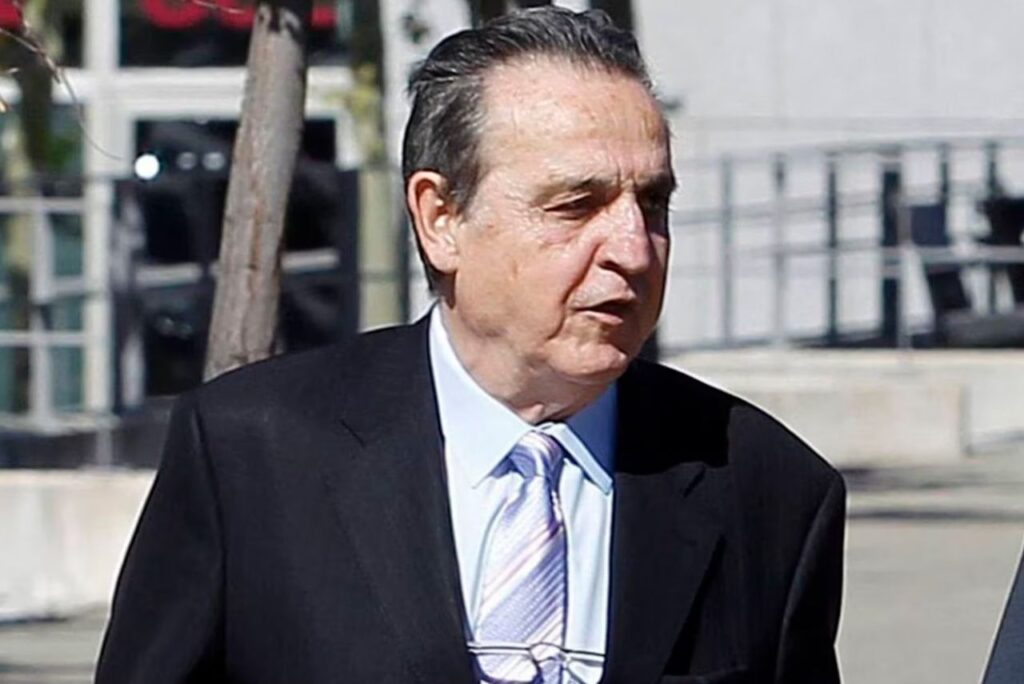 Ex-árbitro José María Enríquez Negreira, em Barcelona