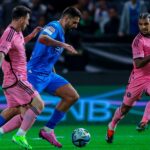 Mitrovic fez o primeiro gol da vitória do Al-Hilal sobre o Inter Miami (Foto: X/Reprodução)