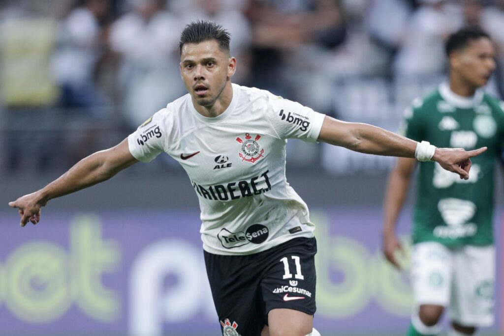 Ángel Romero fez o gol da vitória do Corinthians sobre o Guarani (Foto: Rodrigo Coca/SCCP)