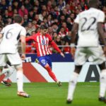 Morata marcou um dos gols da vitória do Atlético sobre o Real Madrid. Foto: Reprodução/X