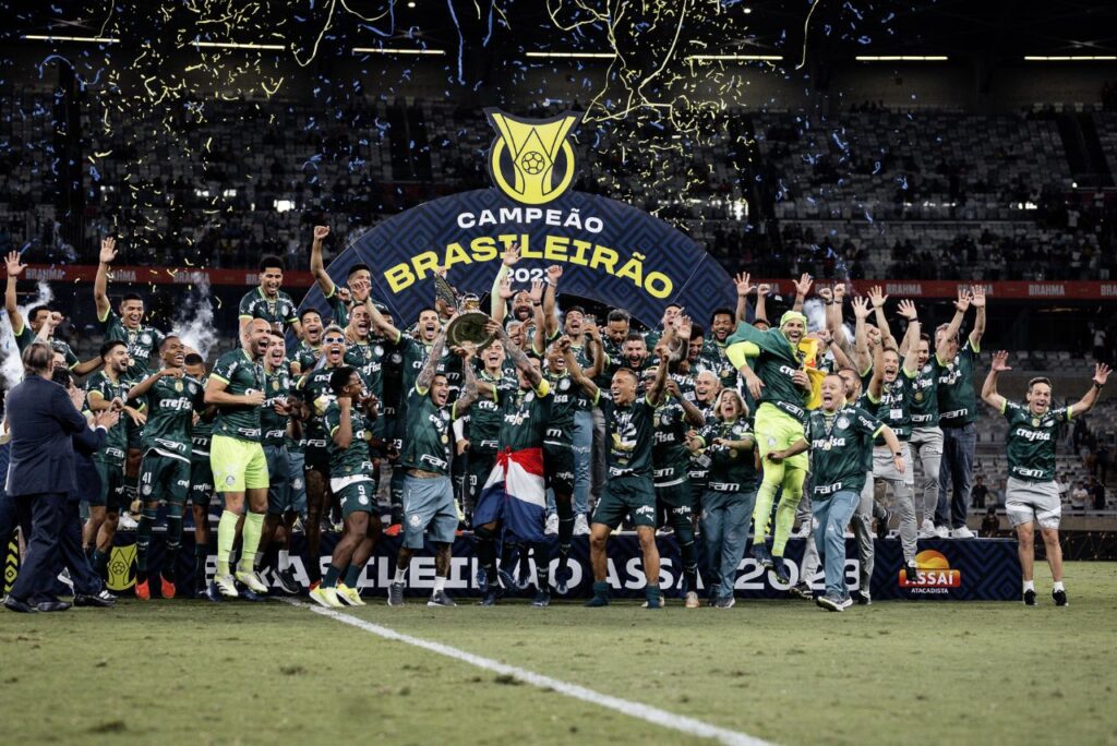 Palmeiras foi o campeão do Brasileirão de 2023 (Foto: Staff Images/CBF)