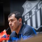 Fábio Carille está regularizado e poderá comandar o Santos normalmente. Foto:Guilherme Kastner/Santos FC