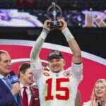 Os Chiefs chegaram vão disputar o Super Bowl LVIII. Foto: Reprodução/X