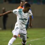 Estevão está na mira do Chelsea da Inglaterra. Foto: Fabio Menotti/Palmeiras