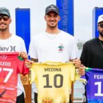 Filipe Toledo, Gabriel Medina e Ítalo Ferreira são os favoritos do surfe brasileiro no WSL 2024 (Foto: Divulgação)