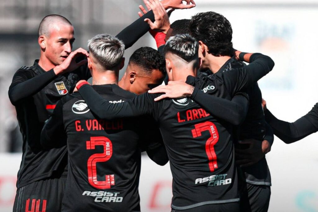 Flamengo vence amistoso nos Estados Unidos. Foto: Reprodução:X