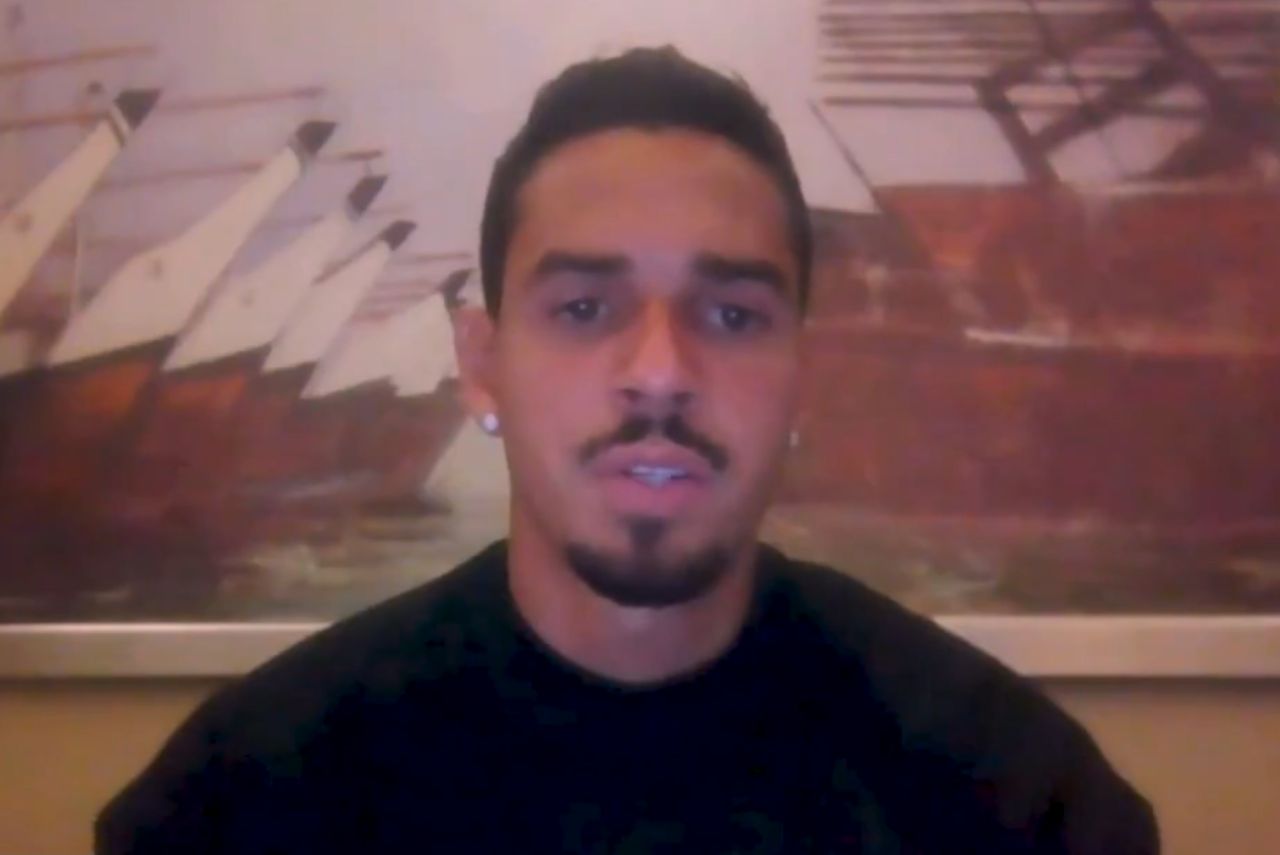 Lucas Veríssimo chegou ao Corinthians em julho de 2023 (Foto: ge/Reprodução)