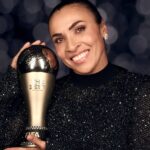 Marta foi imortalizada em vida pela Fifa. Foto: Reprodução/X