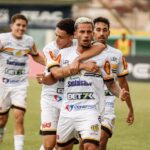 Novorizontino foi superior e venceu o Athletico-PR nas quartas de final da Copinha 2024 (Foto: Gustavo Ribeiro/Novorizontino)