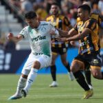 Palmeiras sofreu empate no último lance do jogo. Foto: César Greco/Palmeiras