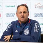 Rogério Ceni está em pré-temporada com o Bahia em Manchester. Foto: Reprodução/X