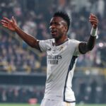 Vini Jr foi escolhido para seleção do ano no Fifa The Best. Foto: Reprodução/X