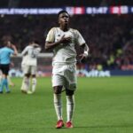 Vinícius Júnior foi vítima de racismo em jogo contra o Atlético de Madrid (Foto: Thomas Coex/AFP)