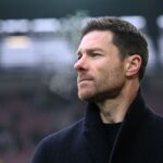 Xabi Alonso, treinador do alemão Bayer Leverkusen (Foto: Lukas Barth/AFP)