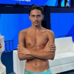Bernardo Santos, do nado artístico, no Mundial de Esportes Aquáticos