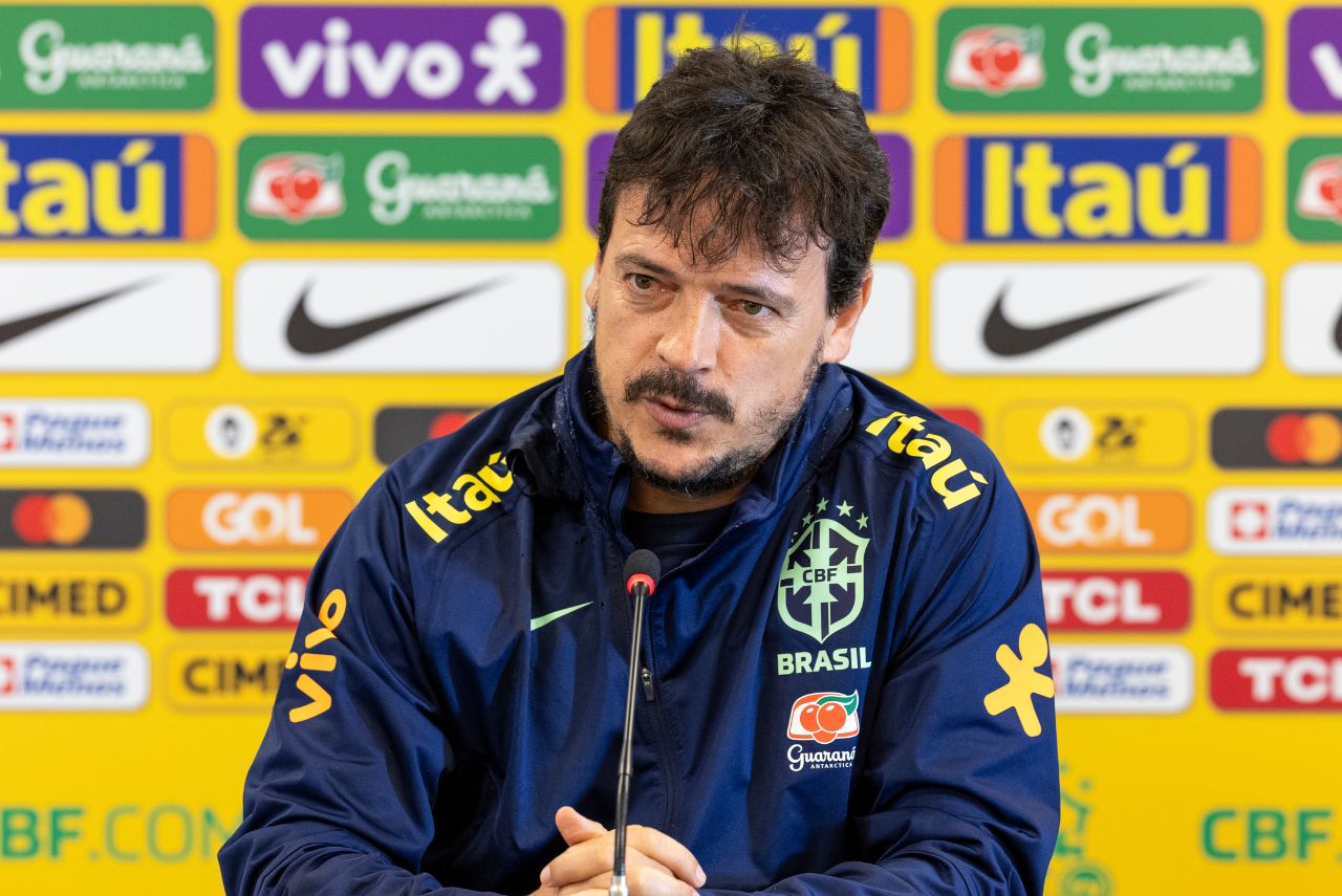 Fernando Diniz durante passagem pela Seleção