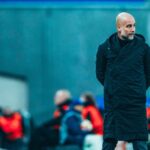 Guardiola durante partida na Venezuela