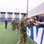 Jogadores do PSG receberam apoio da torcida