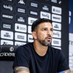 Emiliano Díaz em coletiva do Vasco