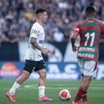 Lance do jogo Corinthians x Portuguesa no Paulistão 2024