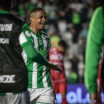 Atacante David da Hora, reforço do Coritiba, comemora gol pelo Juventude na Série B 2023