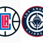 Antiga e nova logo do Los Angeles Clippers