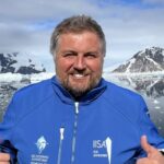 Nadador Stève Stievenart na Antártida