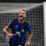 Arnautovic marcou o gol da vitória da Inter de Milão. Foto: Reprodução/X