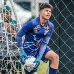 Bruninho Samudio, de 14 anos, assinou com o Athletico-PR (Foto: Reprodução)