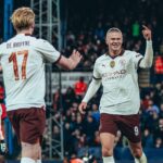 Parceria entre De Bruyne e Haaland garantiu goleada do Manchester City (Foto: X/Reprodução)