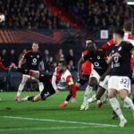 Lukaku fez o gol do empate da Roma contra o Feyenoord (Foto: UEFA/Divulgação)