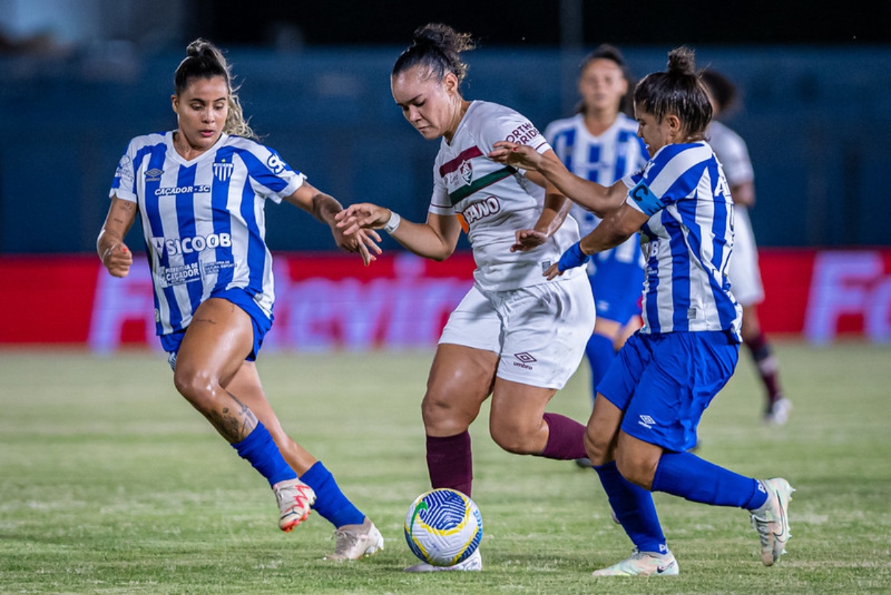 O Avaí venceu o Fluminense que está desclassificado da competição. Foto: Leo Piva/Fluminense