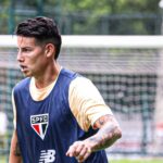 James Rodríguez não vai mais deixar o São Paulo. Foto: Reprodução/X