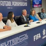 Lançamento da campanha na sede da Federação Pernambucana de Futebol (Foto: FPF/Divulgação)
