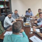 Representantes de FERJ, Flamengo e Botafogo se reuniram para definir arbitragem (Foto: Divulgação)