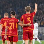 Dybala e Huijsen marcaram na vitória da Roma. Foto: Reprodução/X