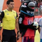 Diogo Pombo Lopez foi o árbitro do clássico entre Vitória e Bahia (Foto: Tiago Caldas/EC Bahia)