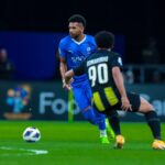 Lance do jogo Al-Hilal x Al-Ittihad na Champions League Asiática 2023/24