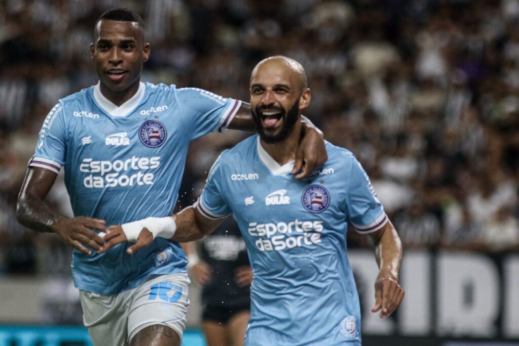 Thaciano comemora gol decisivo do Bahia