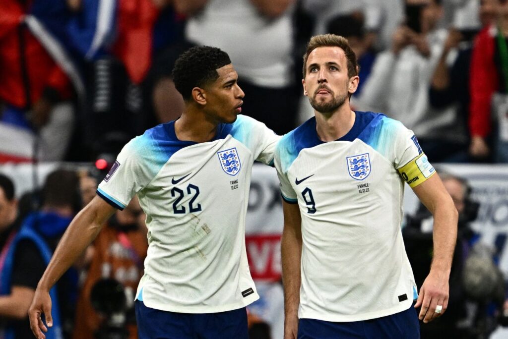 Bellingham e Kane são os grandes nomes da Inglaterra