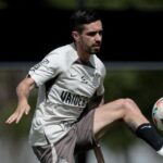 Igor Coronado em treino do Corinthians