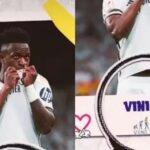 Post do Real Madrid irritou Vini Jr.