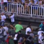 Torcedores de Brusque e Avaí brigam