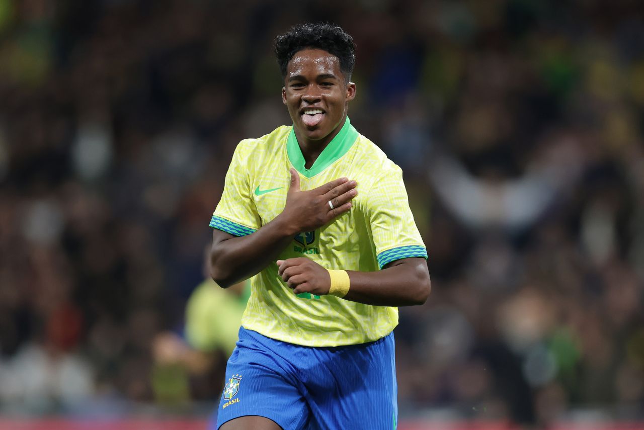 Endrick fez o segundo do Brasil