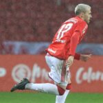 Reforço do Atlético-GO em jogo do Internacional em 2023