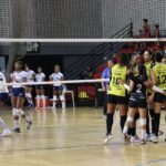 Lance do jogo Mackenzie x Recife Vôlei na Superliga B 2024
