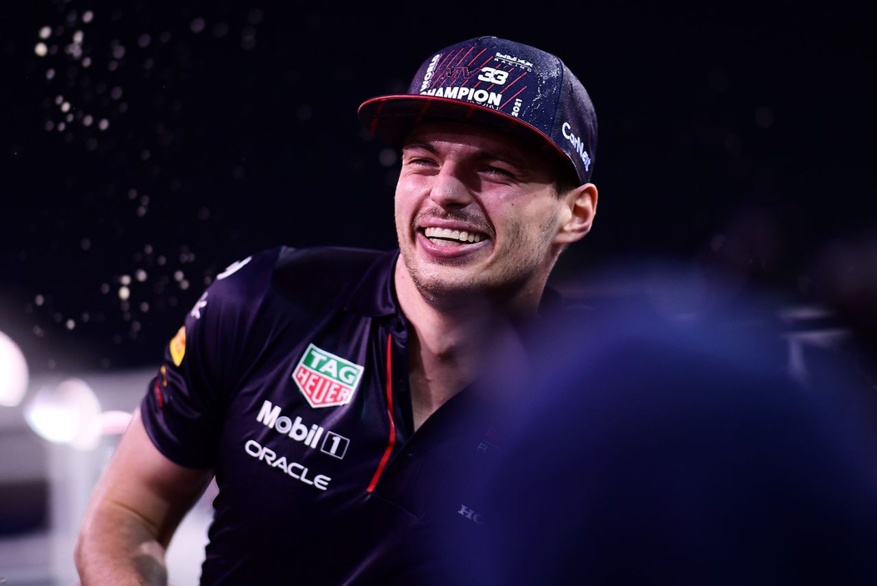Max Verstappen comemora título da Fórmula 1 2023 na Red Bull