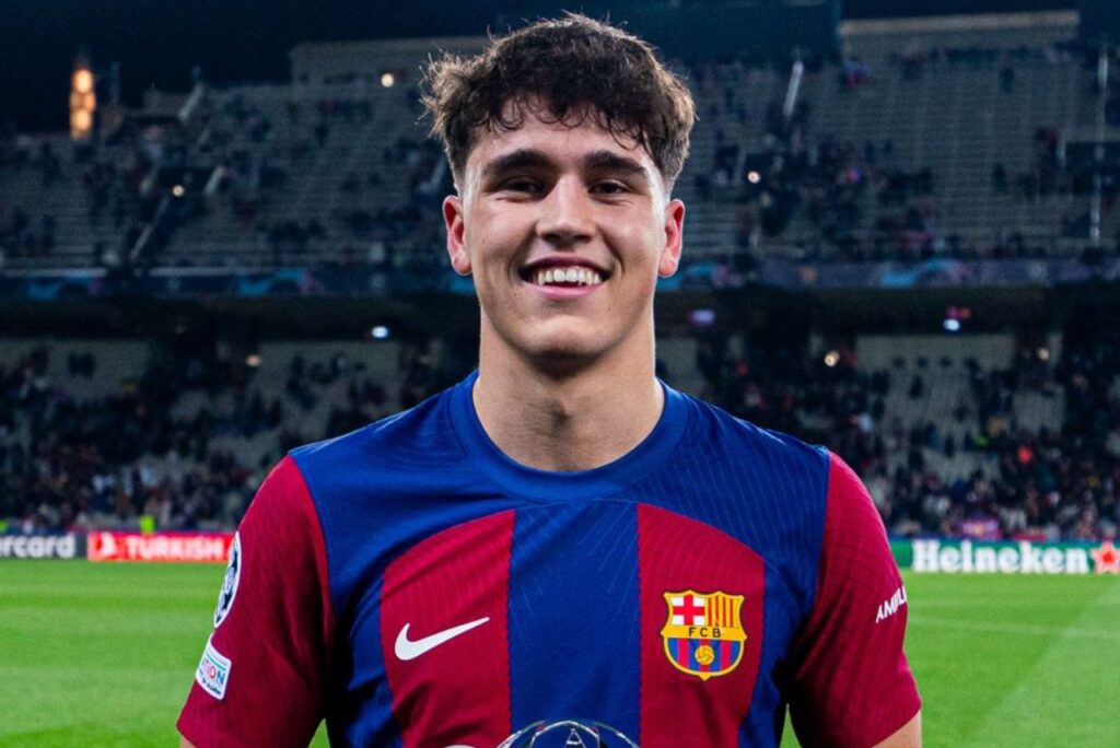 Espanha: Zagueiro Pau Cubarsí com prêmio de melhor do jogo pelo Barcelona em 2024